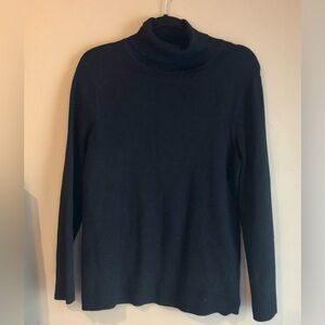 Chico's Elegant Black Turtleneck Sweater Sz 2- Large